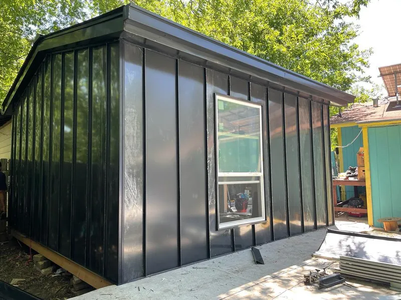 Black standing seam metal wall panels for Roof Inspection in Lewisburg